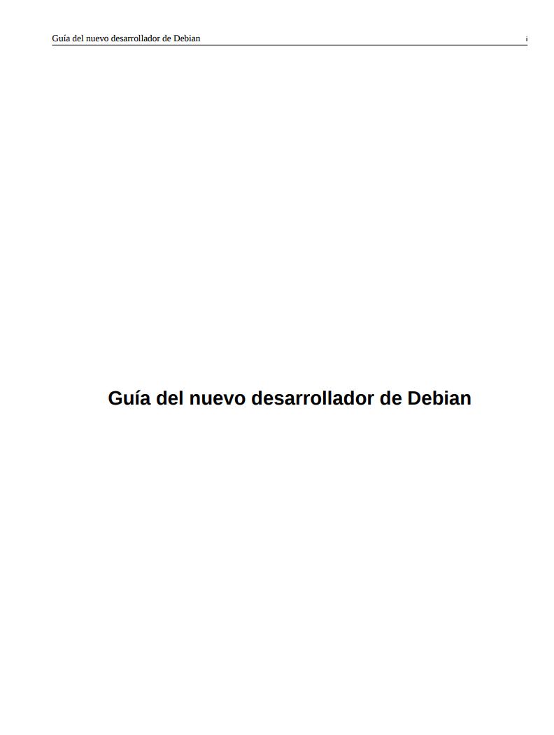 Imágen de pdf Guía del nuevo desarrollador de Debian